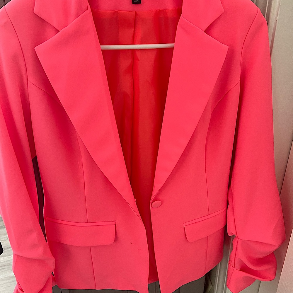 Neon pink Blazer brand new